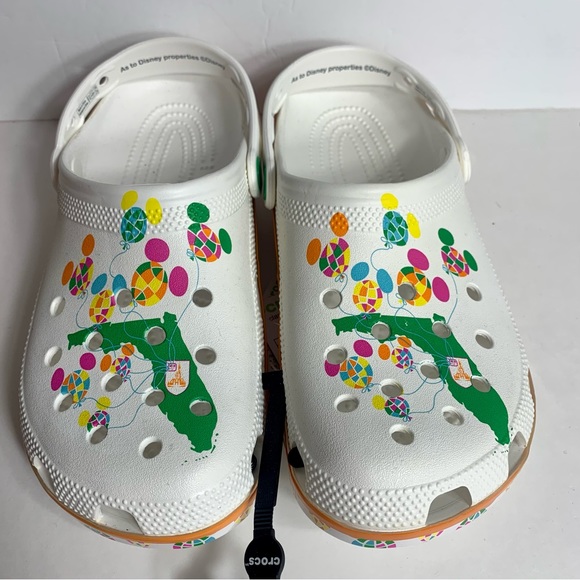 NWT. Crocs Disney 50th Anniversary Vault Collection Balloon Crocs W10/M8 unisex - Picture 2 of 15